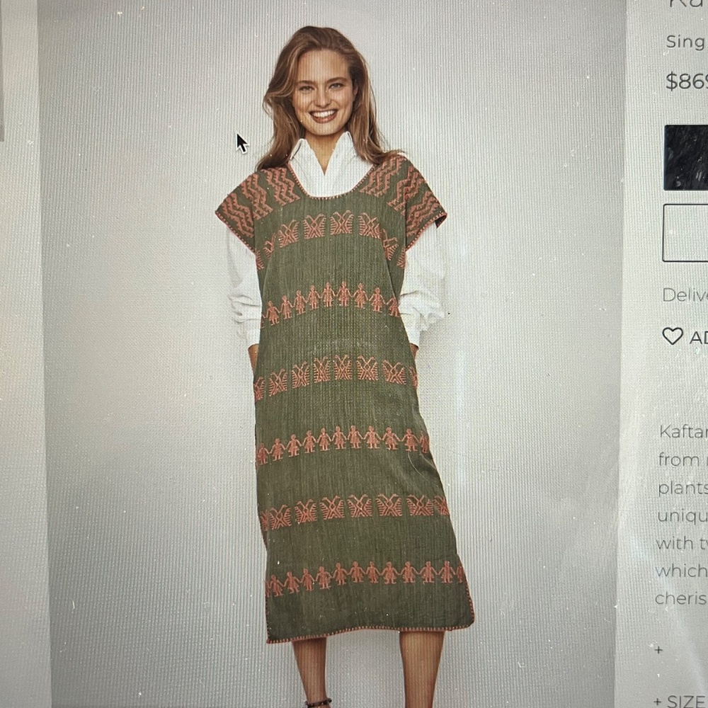 Pippa Holt - three panel midi kaftan-never worn